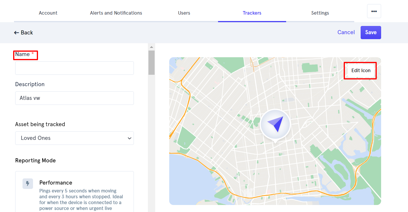 How do I rename my tracker or change the tracker icon? – Hapn Help Center